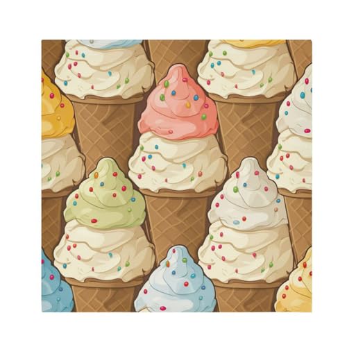 Set de 6 Servilletas de Tela de Hielo de 50.5x50.5 cm miniatura 1