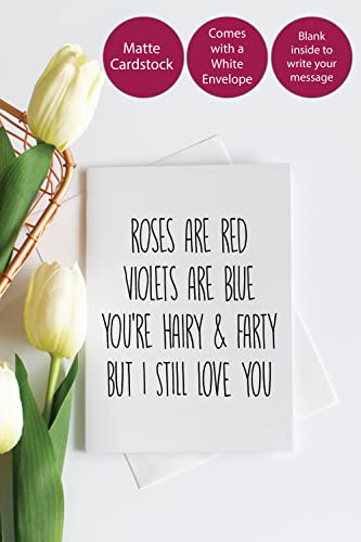 Funny Anniversary Card, Anniversary's Card, Anniversary Card, Anniversary Day Card, Love Card, Funny Boyfriend Card, Husband Card For Anniversary, Valentines Day Card (Matte Greeting Card With Envelope, 5X7 Inch) #TOP3