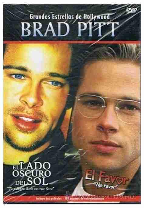 BRAD PITT El lado oculto del sol y El favor DVD en pack doble de cine clasico