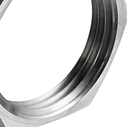 QUARKZMAN 5 Stück Gussrohrarmatur Sechskantmutter, 304 Edelstahl Sechskantmutter NPT 3/4 weibliches Gewinde für Sanitärinstallationen, Wasserbesen und Unterreiniger