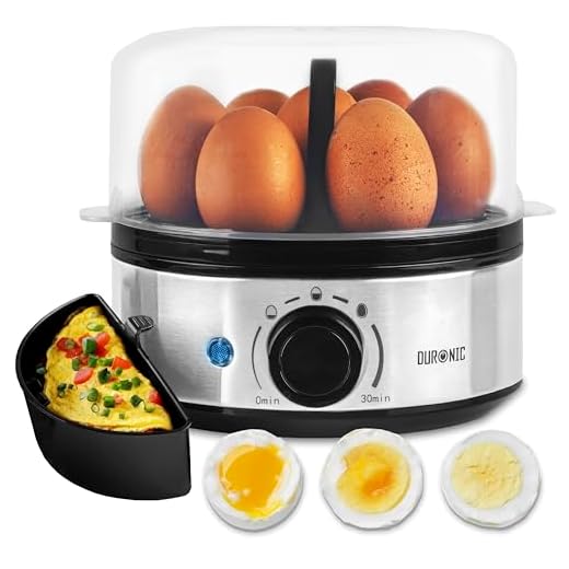 Duronic Electric Egg Boiler with Poacher Tray