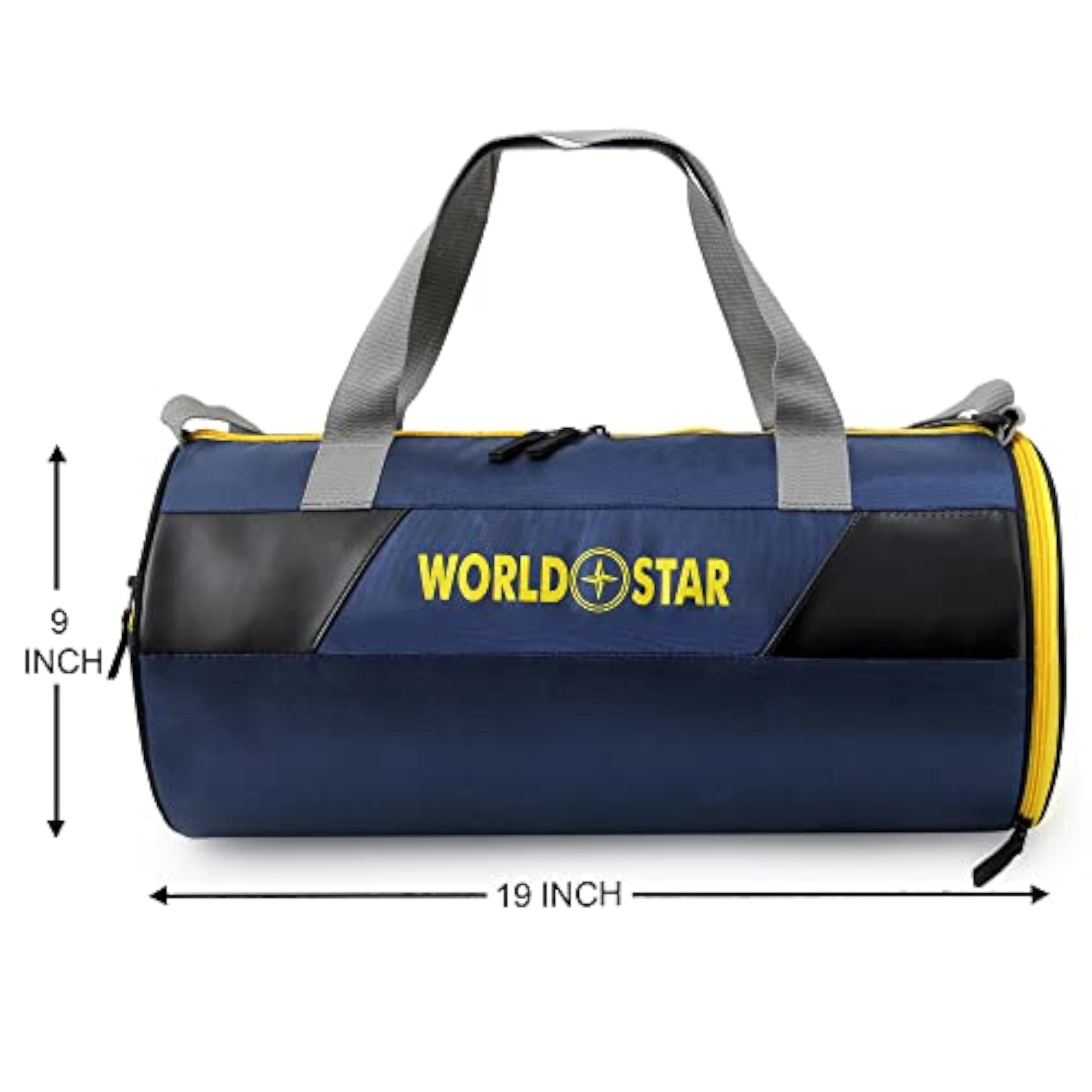 Gym Bag, Blue, Stylish and Functional