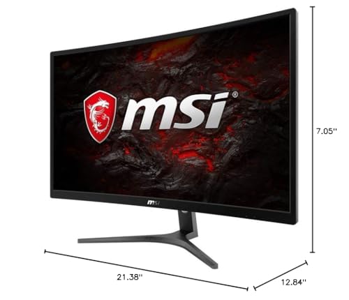 Image of msi G241VC, 24 inch Gaming Monitor, 1920 x 1080 (FHD), VA, 75Hz, FreeSync, VGA Port HDMI, Tilt