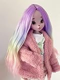 Zazou Dolls Custom Doll Wig for 1/4 BJD Dolls- 'TAN CAPS' 6-7' Head Size of Bjd, msd, ¼ Dolls