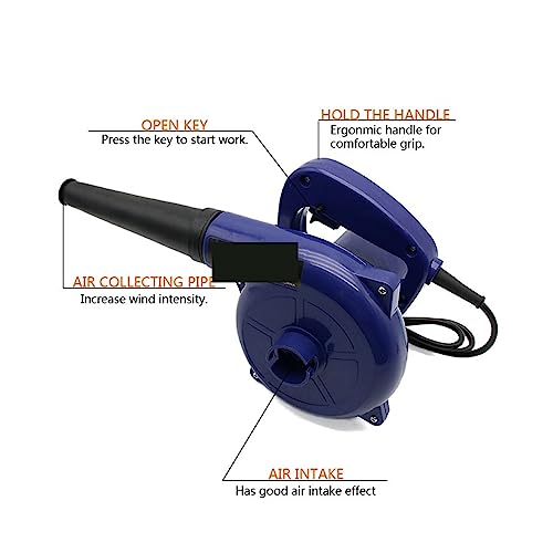 Soplador Centrífugo Eléctrico 600W colector de polvo y aspiradora ordenador 3