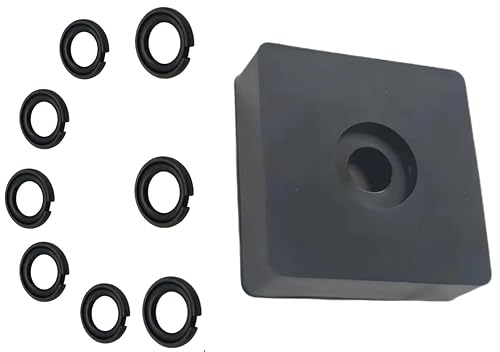 (8 juegos) Anillo de retención de llave de impacto de 38 pulgadas con junta tórica para llaves inalámbricas Milwaukee, anillo de cerdo de impacto