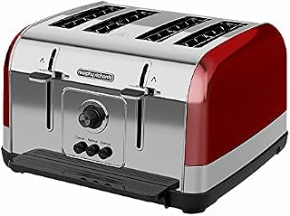 Morphy Richards 240133 Venture 4 Slice Toaster Red