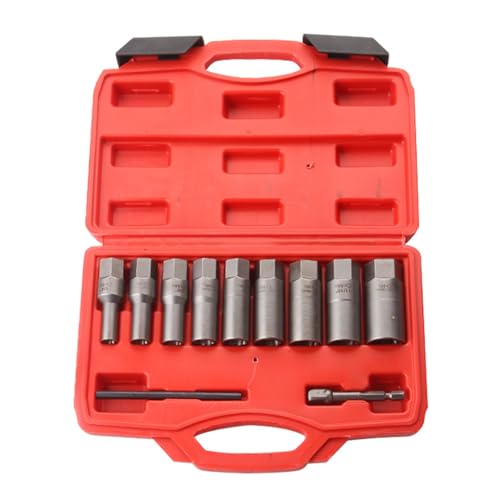 Juego de brocas extractoras de tornillos dañados kit extractor pernos hexagonales