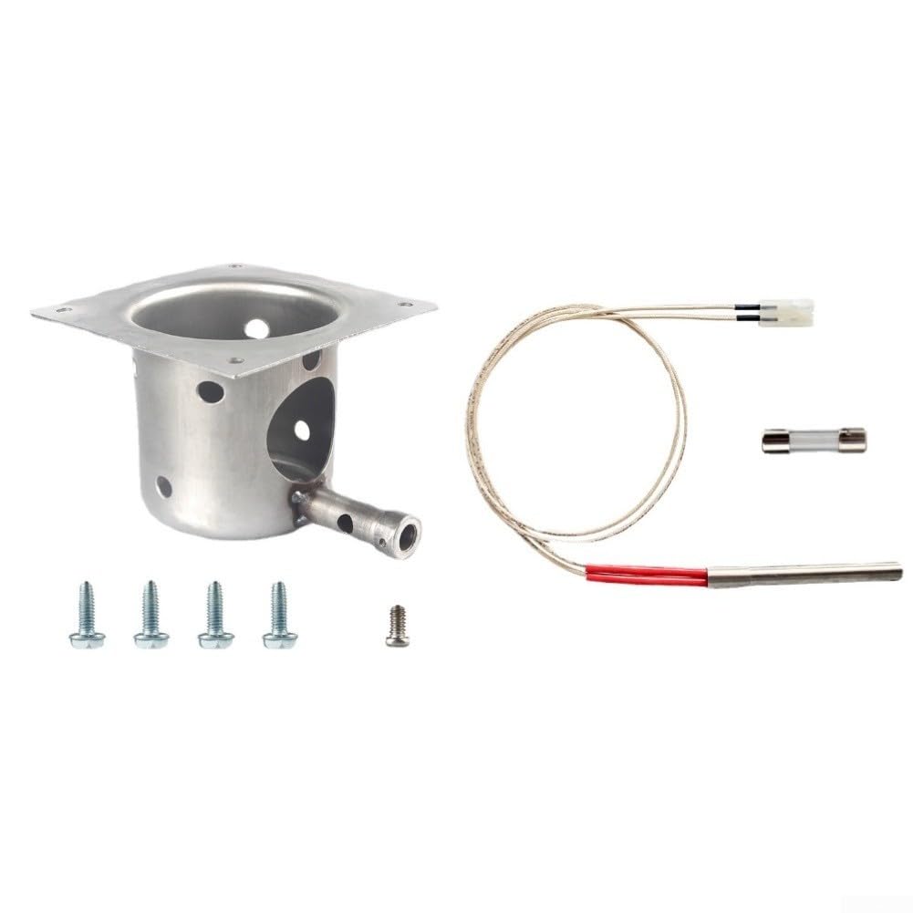 4-tlg. Grill-Set Motor Lüfter Feuertopf Zünder