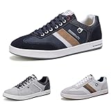 AX BOXING Mens Casual Shoes Fashion Sneakers Breathable Comfort Walking Shoes for Male(Navy Blue, Numeric_10_Point_5)