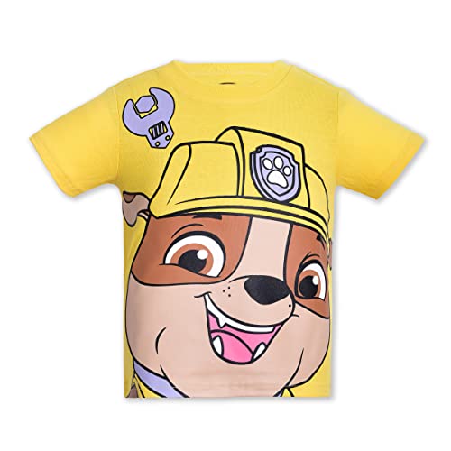 Nickelodeon Paw Patrol Boy's 4 Pack Graphic T-Shirt For Toddlers And Little Boys Red #TOP4