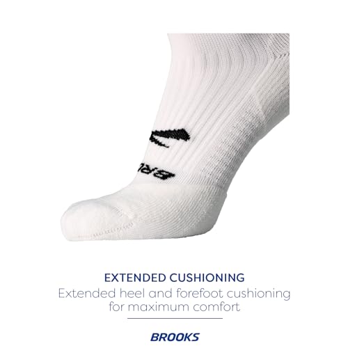 Brooks Ghost No Show Socks I Performance Running Low Profile Socks with Arch Support for Men & Women4