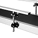 OrangeA Double Guardrail Belt Conveyor 59 x 7.8IN Adjustable Conveyor Table 0-82 ft per min PVC Conveyor Belt Stainless Steel Motorized Anti-Static