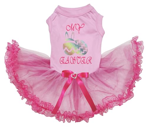 Robe de Pâques pour chien rose en dentelle pour les fêtes - 2