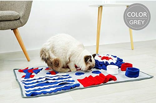 Snuffle Mat,Feeding Mat for Small Large Dogs,Pet Puzzle Toys Durable Interactive Encourages Natural Foraging Skills