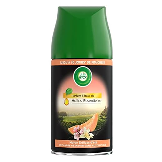 Air Wick Désodorisant Maison Recharge Diffuseur Freshmatic Melon délices d'été- 250 ml