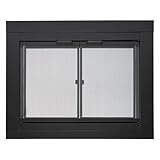 Bluegrass Living Harland Fireplace Glass Doors with Screen, Medium - Model# HLFD-MD