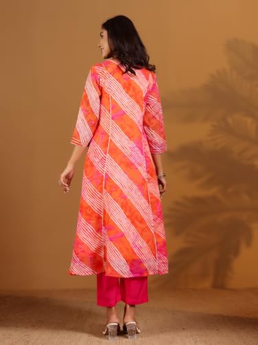 Kurta Anarkali Varanga orné de Gota et Zari, ensemble de fête traditionnel