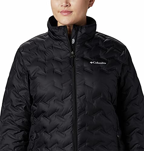 Columbia Women's Delta Ridge Down Jacket, Black, Medium #TOP6