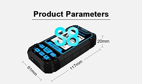 WANGGAN S8 GPS Land Meter, GPS SurveyEquipment with 2.8" LCD ColorScreen,High AccuracyReal-time Navigation, for AreaSlope Distance Measurement