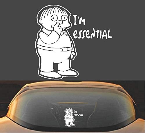 Decal Expo6" Ralph Wiggum I'm Essential Funny The Simpsons Vinyl Decal Sticker