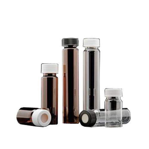 J.G. Finneran 9A-104LY-2 アンバーホウケイ酸ガラスVOAバイアル 24-414mm ライトイエロー オープン