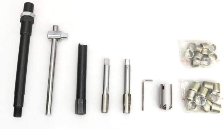 Spark Plug Repair Short Tooling Kit Metric Thread Repair Kit Especially Suitable for Automobile Spark Plug Repair