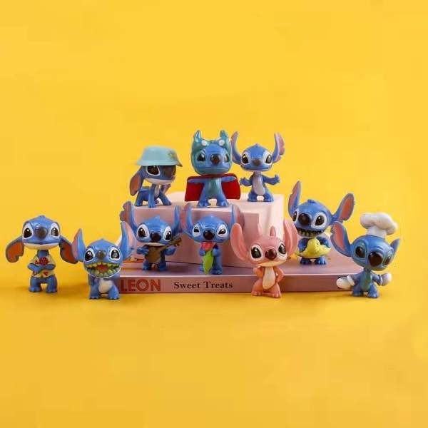 BOENJOY Gifts - Lilo & Stitch - Set of 10 Figures - Action Figures | Best Animated Science Fiction Comedy-Drama | 5.5cm | Cake Toppers | Room Garden | 10 Pcs (B0BJ11JMVL) Amazon Price History, Amazon Price Tracker
