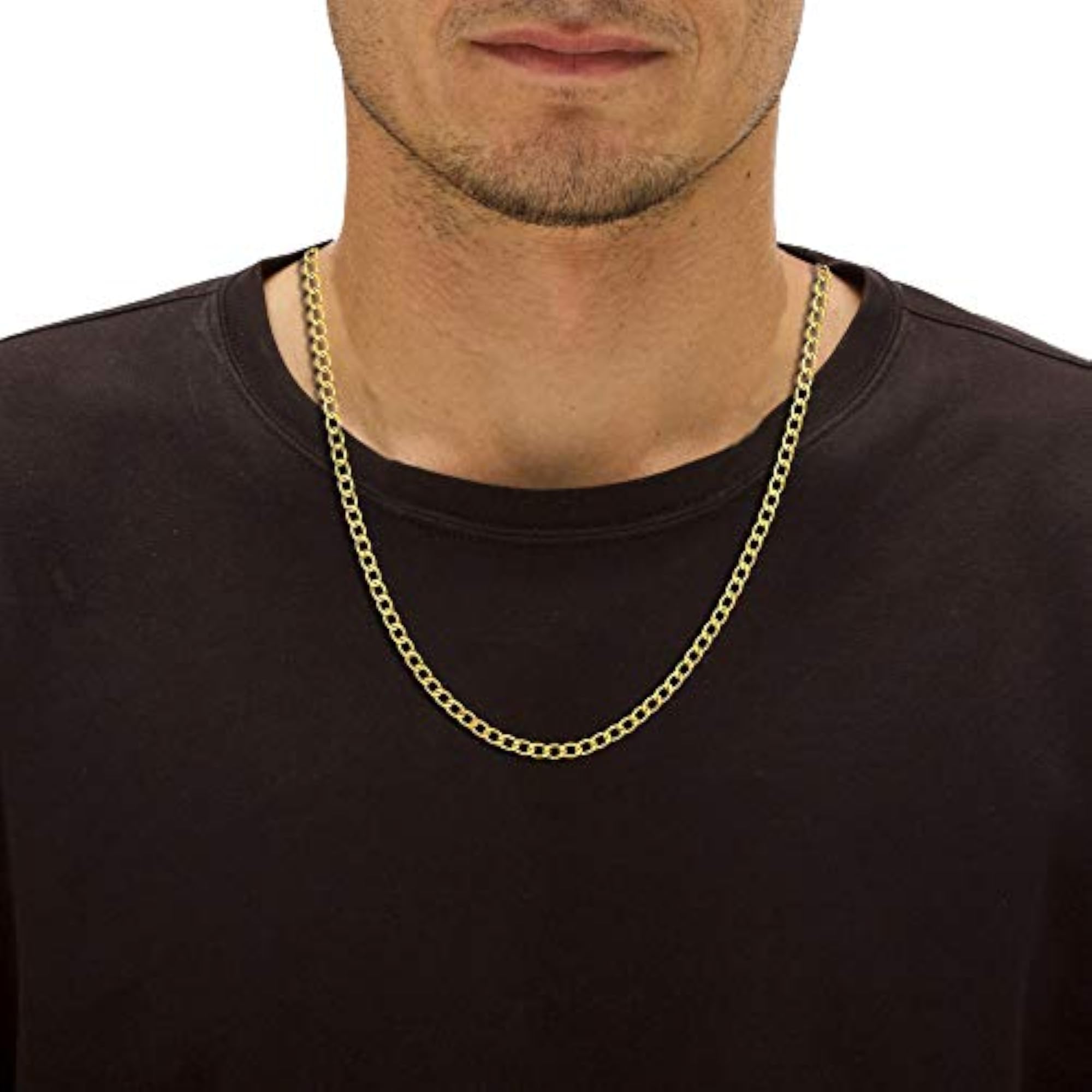 Women's Gold Plated Thin Interlink Stylish Fashion Chain