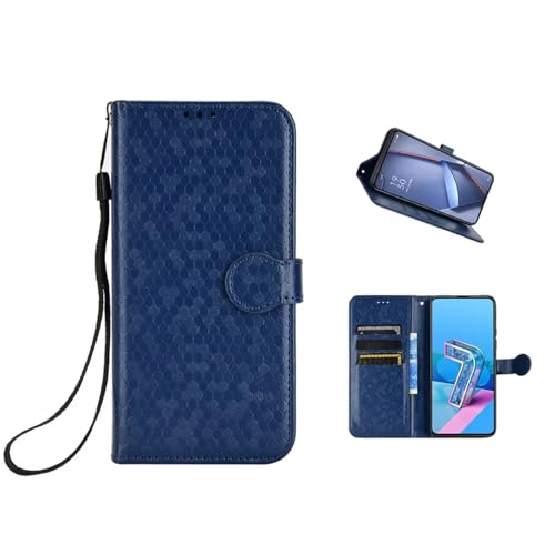 Coque Realme 13 Pro+ 5G étui bleu à 3 fentes pour cartes