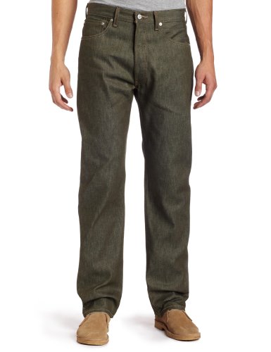 Levi's Men's 501 Original Fit-Jeans, Field Green STF, 29W x 32L