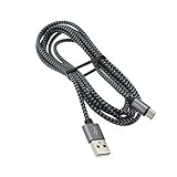 6ft Long USB Cable MicroUSB Charger Cord Power Wire Compatible with BlackBerry Classic - DTek50 - Priv - Q10 - Z10 - Z30