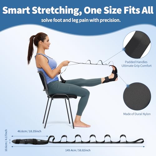 Image of comness Plantar Fasciitis Relief Kit - Foot Stretcher and Foot Massager Roller, Stretch and Roll Routine for Heel Pain,Arch Pain, Simple At-Home Daily Foot Care