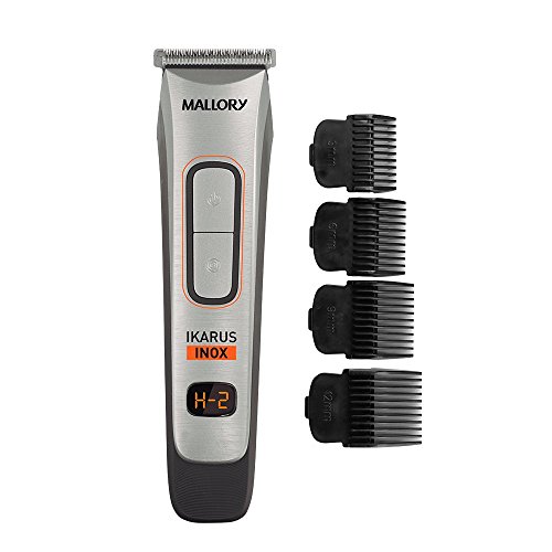 Cortador de Cabelo Bivolt 127/220V, Mallory, Cortador Ikarus Nox, Cinza