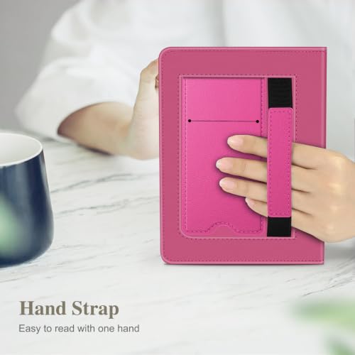 Image of Fintie Case for 7 inch /6.8 inch Kindle Paperwhite(12th /11th Generation-2024 /2021) and Kindle Colorsoft Signature Edition -Slim Foldable Stand Cover Auto Wake /Sleep for Paperwhite 2024, Magenta