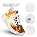 African Safari Lion Sunset Men's Running Shoes Lightweight Walking Shoe Breathable Sneaker 11women/8.5men（EUR42）