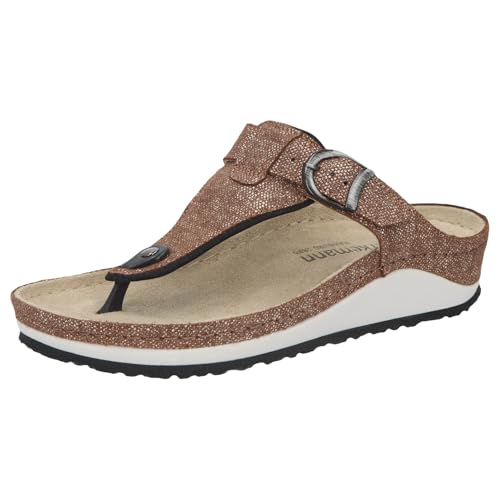 Tongues Berkemann Mila marron en taille 35.5 pour femme