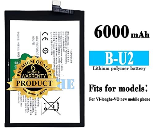 Image of THE BATTERY STORE Orignal Battery for Vivo B-U2 for T2x V2188A Mobile Battery with 6 Months Warranty and high Battery Backup. Carefully Check Your Model and Purchase(for B-U2)