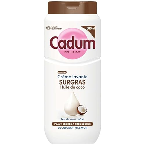 CADUM Surgras Crème douche à l'huile de coco 500 ml