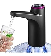 BIMVER Water Dispenser Pump for 5 Gallon Bottle, Quantitative Drinking Water Pump Portable USB Ch...