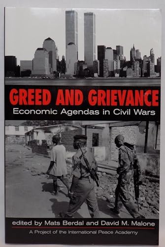 Greed and Grievance: Economic Agendas in Civil Wars