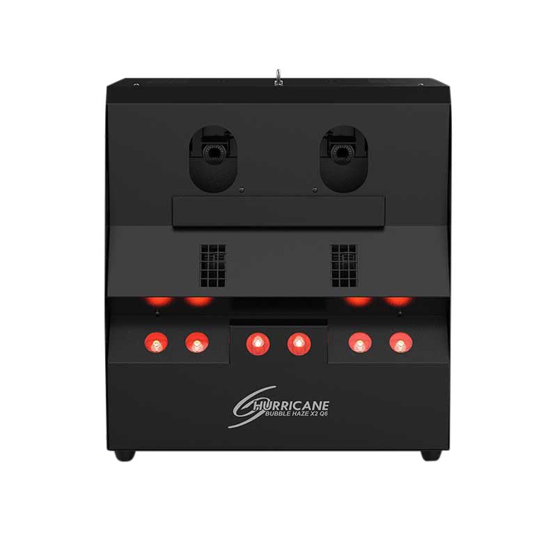 Audiosavings Bundle:(1) Chauvet DJ Hurricane Bubble Haze X2 Q6 RGB+UV LED DMX Bubble Hazer Machine Bundle with (3) Chauvet DJ BJG Gallon Bubble Fluid Juice 4 Hurricane Haze+Bubble Machines (Items 3)