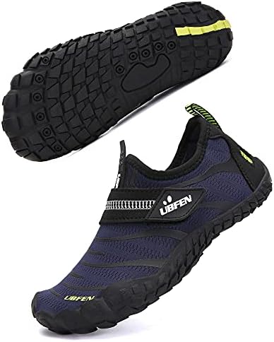 KUBUA Boys Girls Water Shoes Aqua Socks for Kids Quick-Dry Swim Walking Surf Diving Barefoot Pool Beach