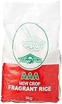 Village Pride Fragrant Rice 5kg, AAA New Crop , Premium Long-Grain White Rice, Light & Fluffy Texture, Naturally Aromatic Fragrant, Ideal for Everyday Cooking