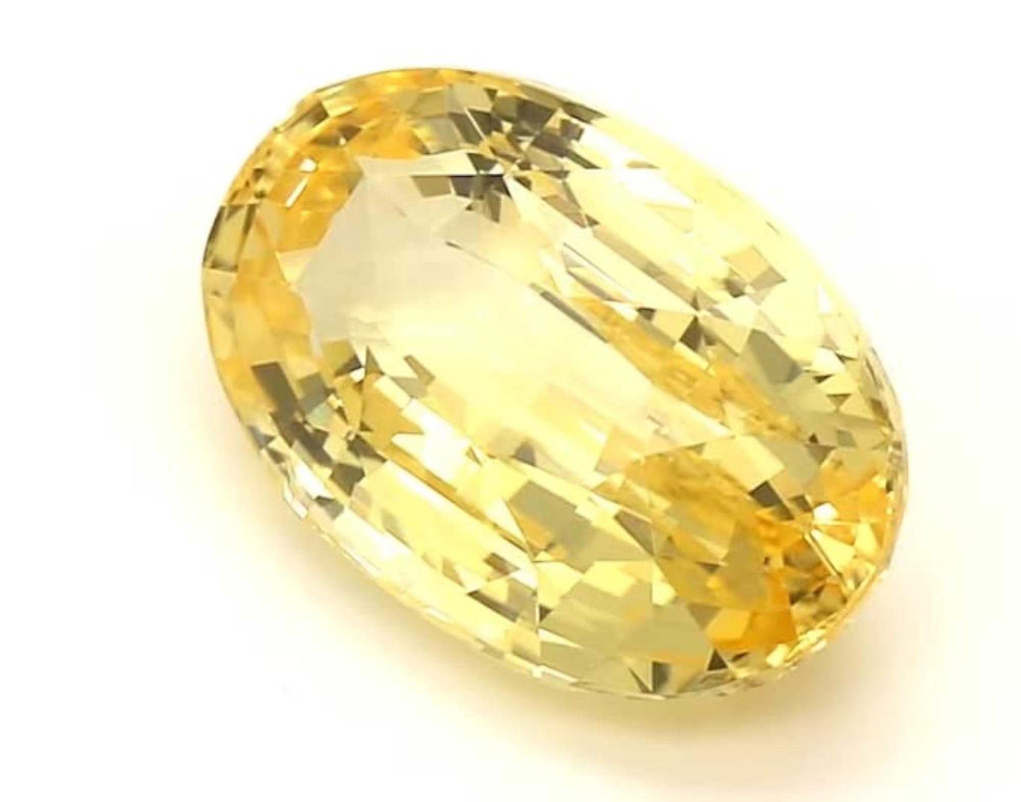 Ceylon Yellow Sapphire 7 Ratti Certified Gemstone