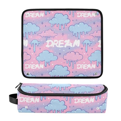 Bolso organizador de viaje para herramientas de cabello Dream Cloud con diseño 2 en 1, resistente al calor, para planchas, rizadores y secadores miniatura 3