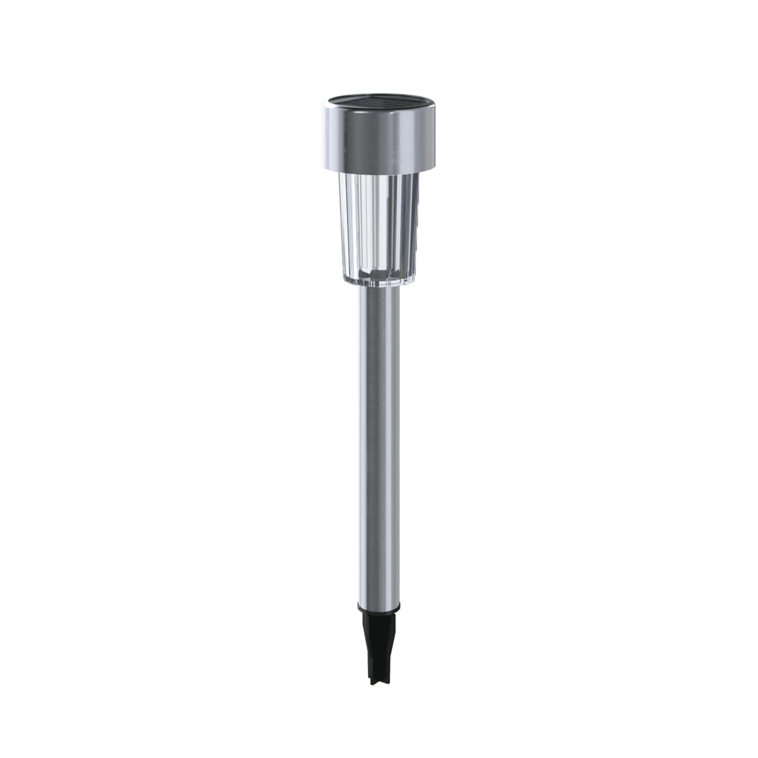 Voltshine Image Solar Led Lawn Light Ambient Stainless Steel 6500K Energy Efficient Illuminates Gardens And Outdoor Areas