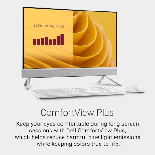 Image of Dell 27 inch All in One FHD Desktop Computer, Core 7 150U, 64GB DDR5, 1TB SSD | FHD IPS Display, Integrated Intel Graphics, Windows 11 Pro, Copilot, Numeric Keypad, With Keyboard & Mouse