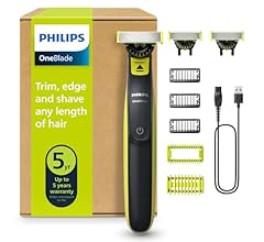 Philips OneBlade Hybrid 360 Blade Technology Electric Shaver for Face & Body, Beard Trimmer/Groomer with 3 x 360 Blade, 3 x…