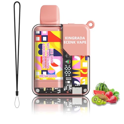 Recargable Cigarrillo Electrónico Pod Kit, Atomizador 980 mAh Batería Vape, Pantalla LED de vatio ajustable, Vaper Sin Nicotina Vape Recargable Kit E Cigarette Vaporizador Sin Líquido